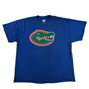 Florida Gators Football Mens Graphic T-Shirt - Royal Blue - 2XL